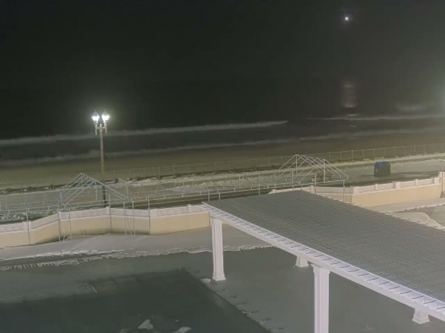 Long Branch Beach towards Southeast from Promenade Beach Club Live Cam - Long Branch, Monmouth, New Jersey, USA