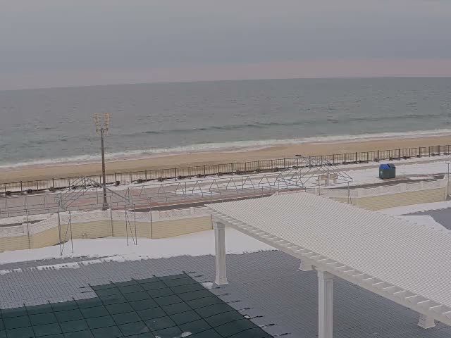 Long Branch Beach towards Southeast from Promenade Beach Club Live Cam - Long Branch, Monmouth, New Jersey, USA