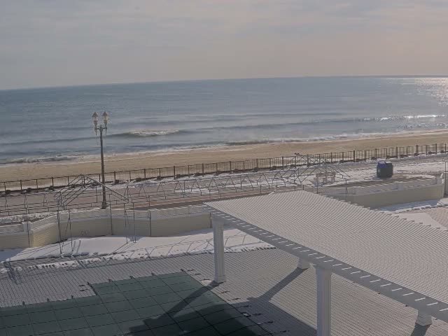 Long Branch Beach towards Southeast from Promenade Beach Club Live Cam - Long Branch, Monmouth, New Jersey, USA