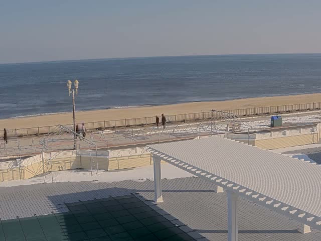 Long Branch Beach towards Southeast from Promenade Beach Club Live Cam - Long Branch, Monmouth, New Jersey, USA