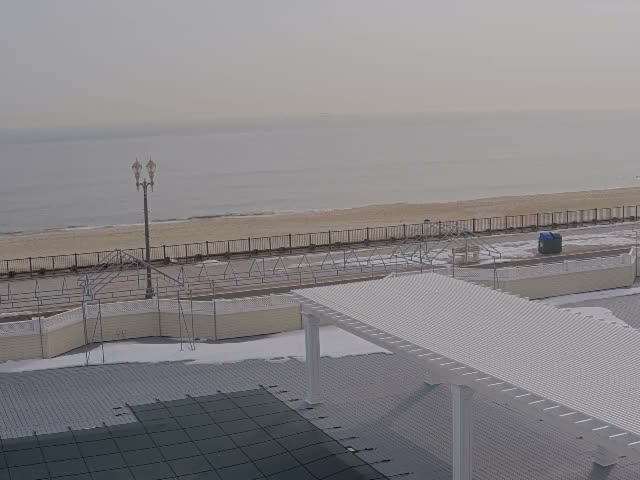 Long Branch Beach towards Southeast from Promenade Beach Club Live Cam - Long Branch, Monmouth, New Jersey, USA
