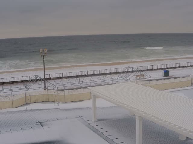 Long Branch Beach towards Southeast from Promenade Beach Club Live Cam - Long Branch, Monmouth, New Jersey, USA