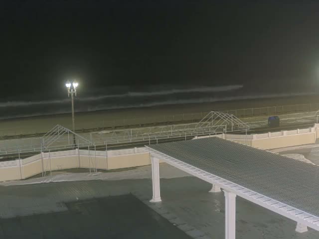 Long Branch Beach towards Southeast from Promenade Beach Club Live Cam - Long Branch, Monmouth, New Jersey, USA