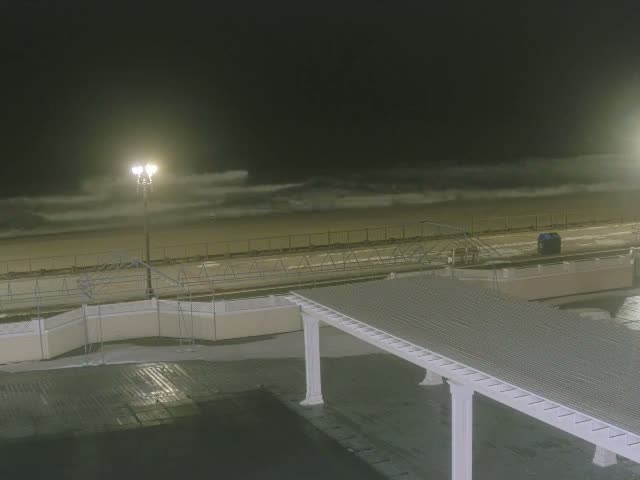 Long Branch Beach towards Southeast from Promenade Beach Club Live Cam - Long Branch, Monmouth, New Jersey, USA