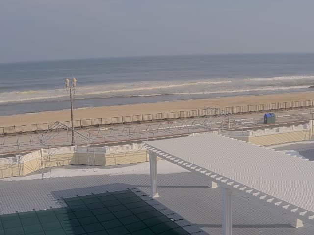 Long Branch Beach towards Southeast from Promenade Beach Club Live Cam - Long Branch, Monmouth, New Jersey, USA