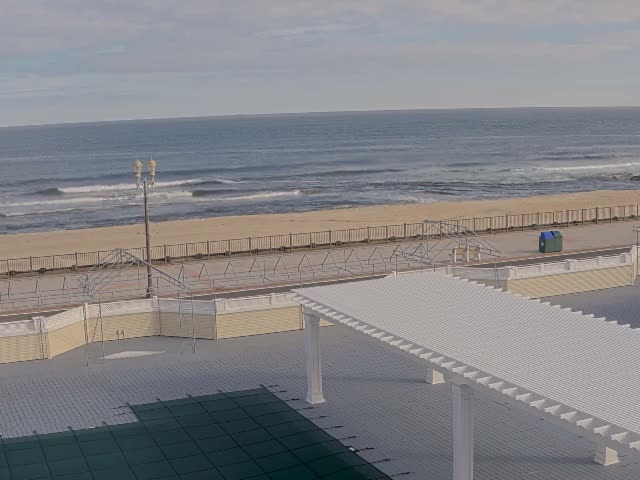 Long Branch Beach towards Southeast from Promenade Beach Club Live Cam - Long Branch, Monmouth, New Jersey, USA