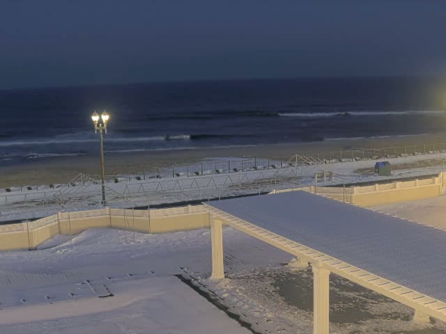 Long Branch Beach towards Southeast from Promenade Beach Club Live Cam - Long Branch, Monmouth, New Jersey, USA