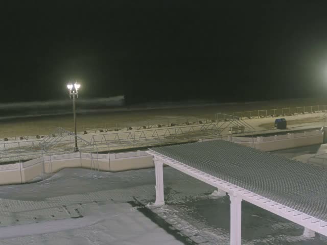 Long Branch Beach towards Southeast from Promenade Beach Club Live Cam - Long Branch, Monmouth, New Jersey, USA
