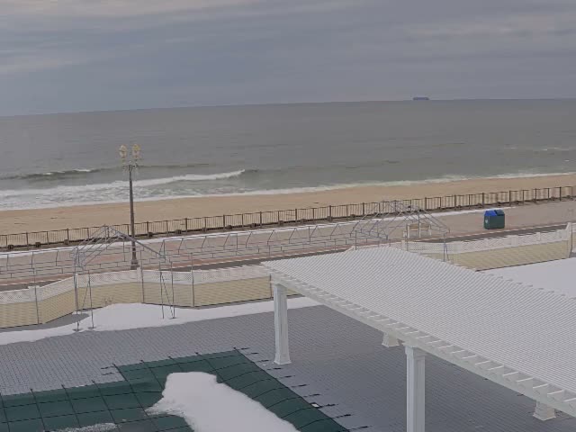 Long Branch Beach towards Southeast from Promenade Beach Club Live Cam - Long Branch, Monmouth, New Jersey, USA