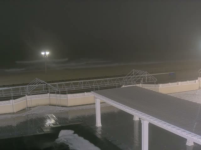 Long Branch Beach towards Southeast from Promenade Beach Club Live Cam - Long Branch, Monmouth, New Jersey, USA