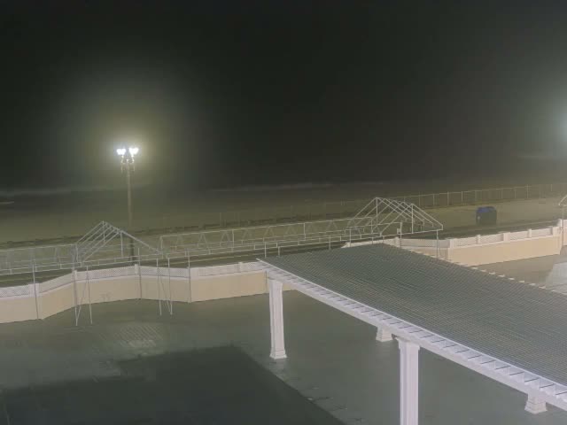Long Branch Beach towards Southeast from Promenade Beach Club Live Cam - Long Branch, Monmouth, New Jersey, USA