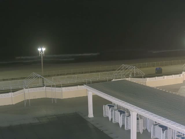 Long Branch Beach towards Southeast from Promenade Beach Club Live Cam - Long Branch, Monmouth, New Jersey, USA