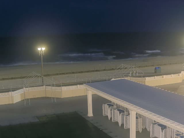 Long Branch Beach towards Southeast from Promenade Beach Club Live Cam - Long Branch, Monmouth, New Jersey, USA