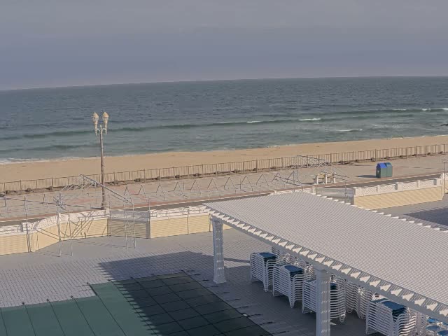 Long Branch Beach towards Southeast from Promenade Beach Club Live Cam - Long Branch, Monmouth, New Jersey, USA