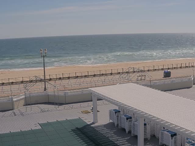 Long Branch Beach towards Southeast from Promenade Beach Club Live Cam - Long Branch, Monmouth, New Jersey, USA