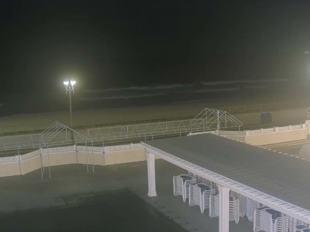 Long Branch Beach towards Southeast from Promenade Beach Club Live Cam - Long Branch, Monmouth, New Jersey, USA