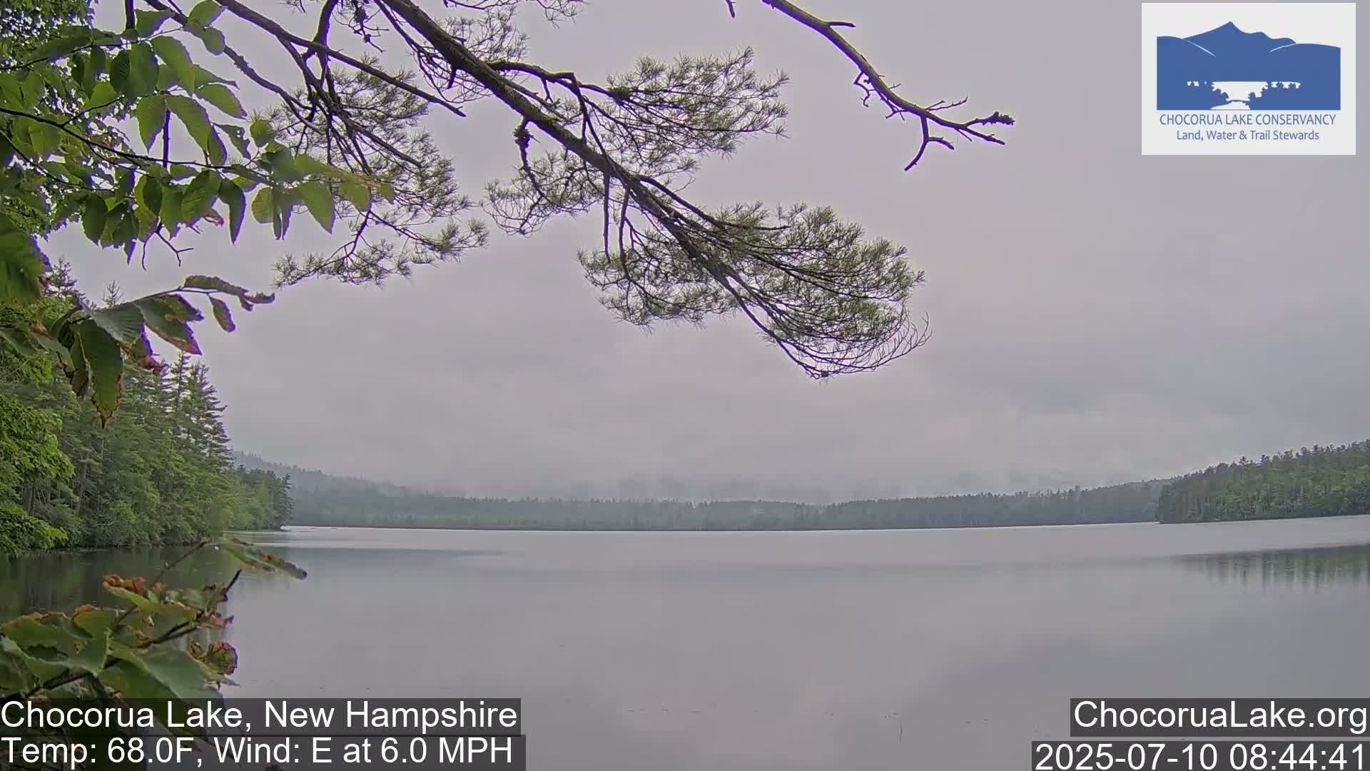 Chocorura Lake Live Cam - Tamworth, Carroll, New Hampshire, USA