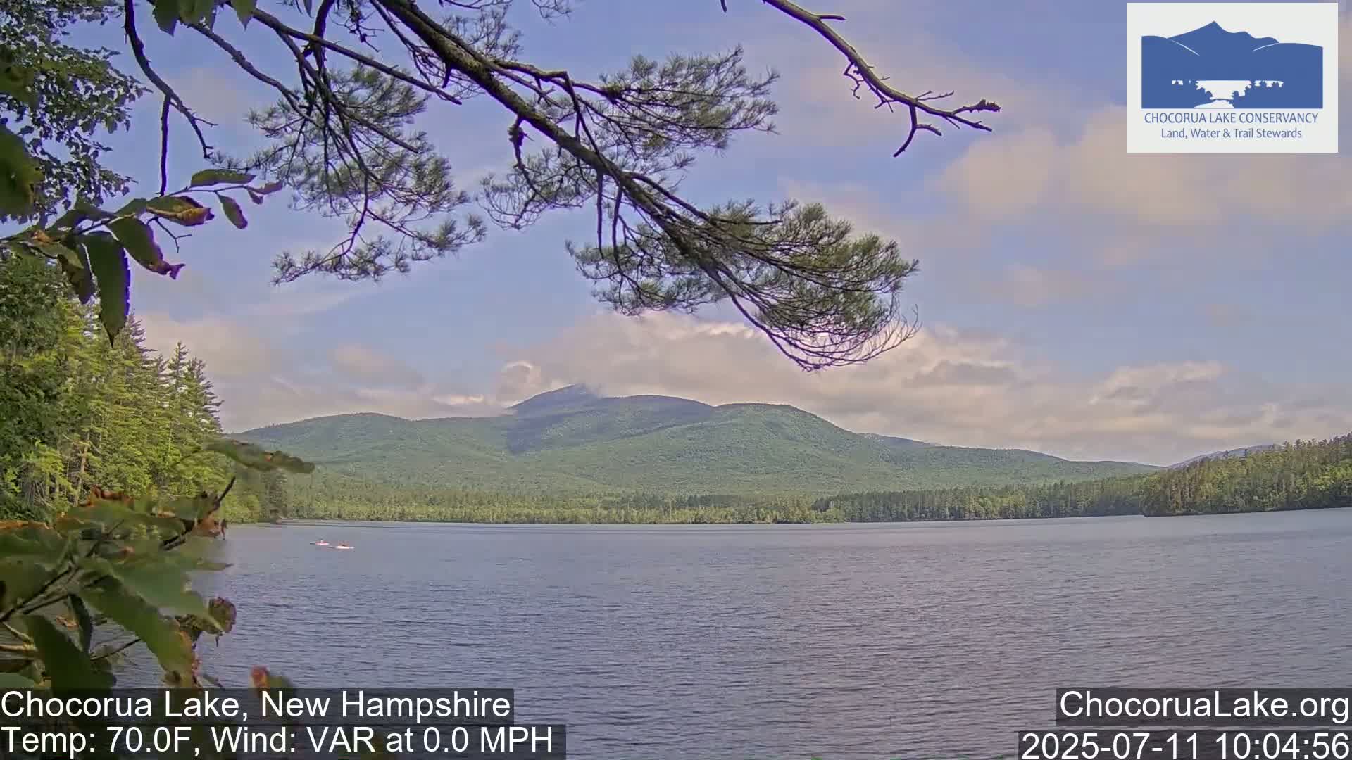 Chocorura Lake Live Cam - Tamworth, Carroll, New Hampshire, USA