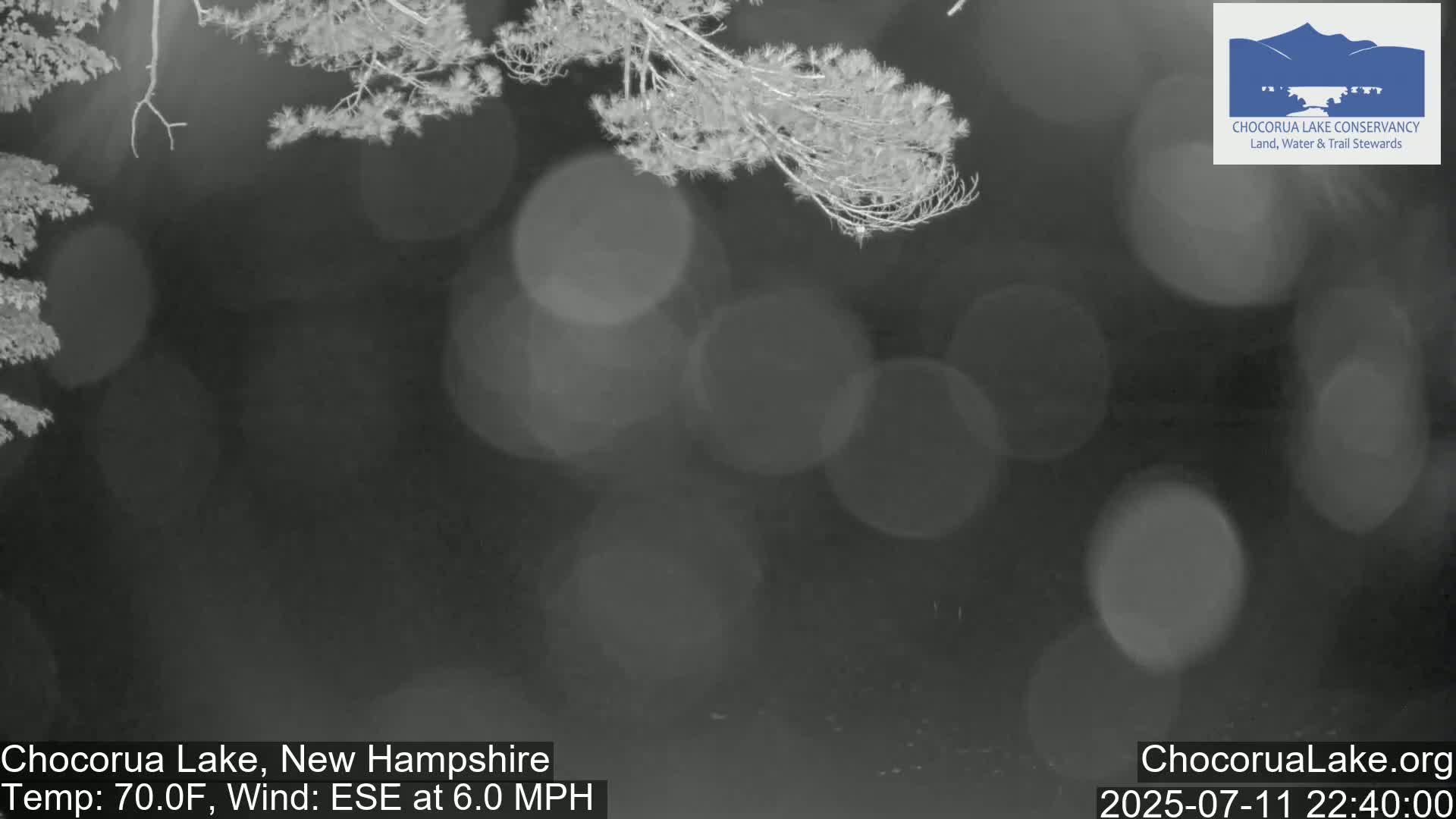 Chocorura Lake Live Cam - Tamworth, Carroll, New Hampshire, USA