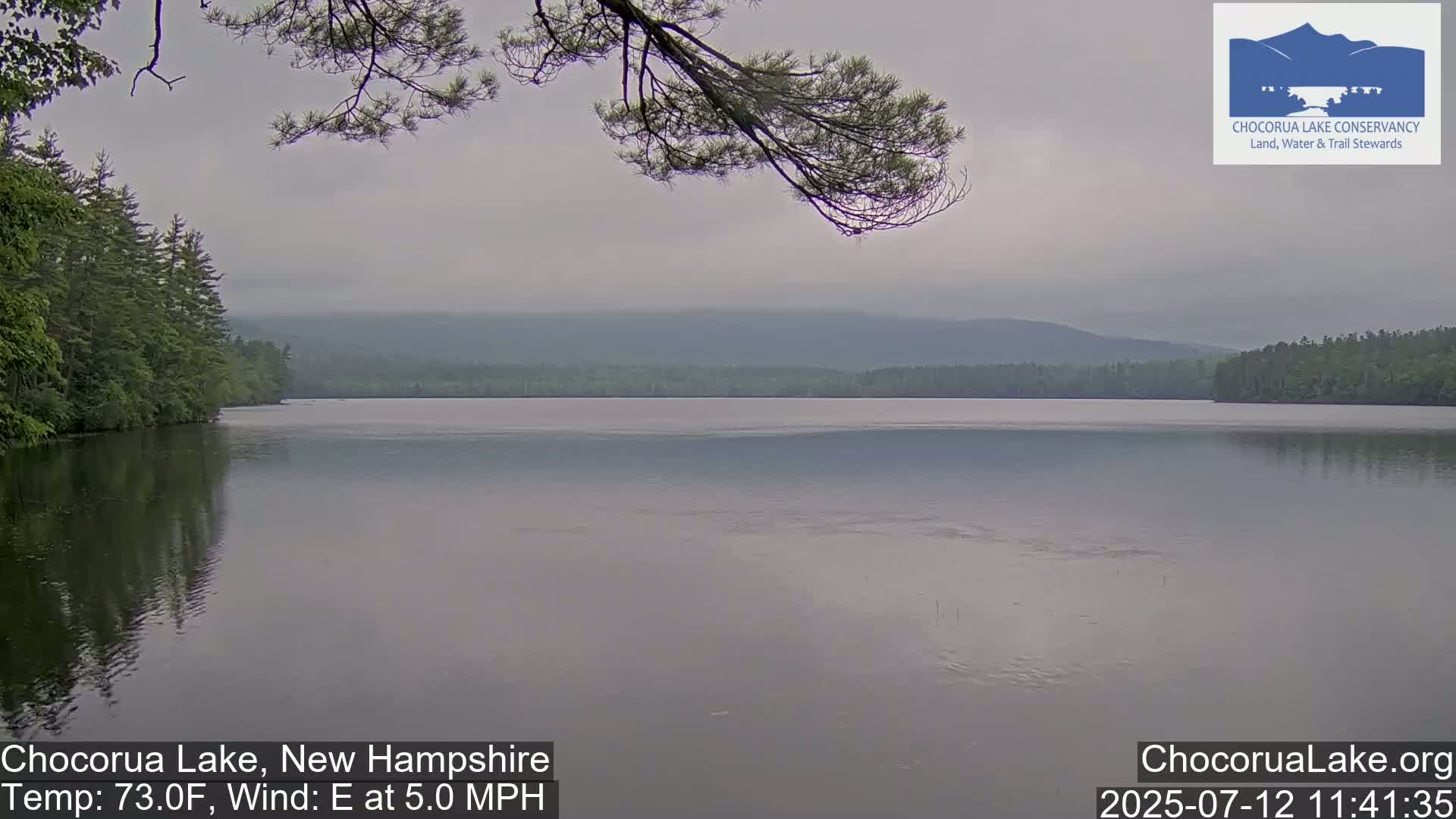 Chocorura Lake Live Cam - Tamworth, Carroll, New Hampshire, USA