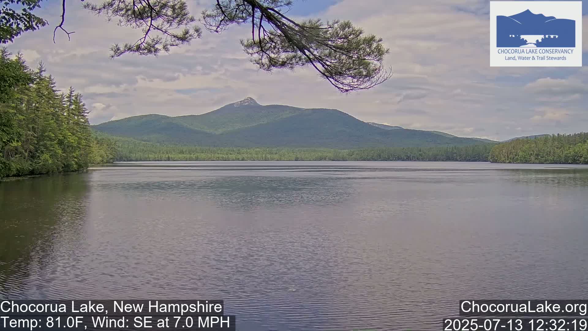 Chocorura Lake Live Cam - Tamworth, Carroll, New Hampshire, USA