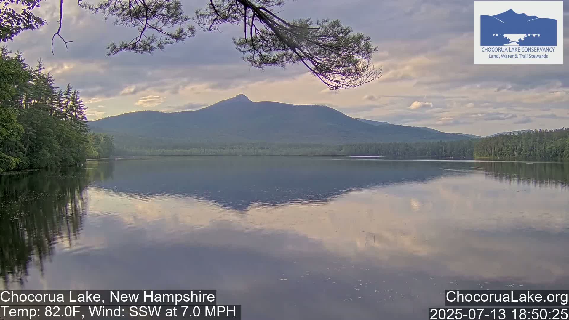 Chocorura Lake Live Cam - Tamworth, Carroll, New Hampshire, USA