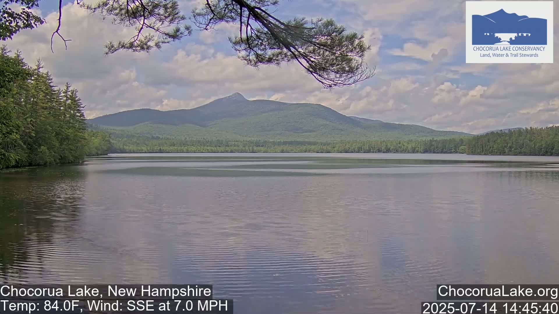 Chocorura Lake Live Cam - Tamworth, Carroll, New Hampshire, USA