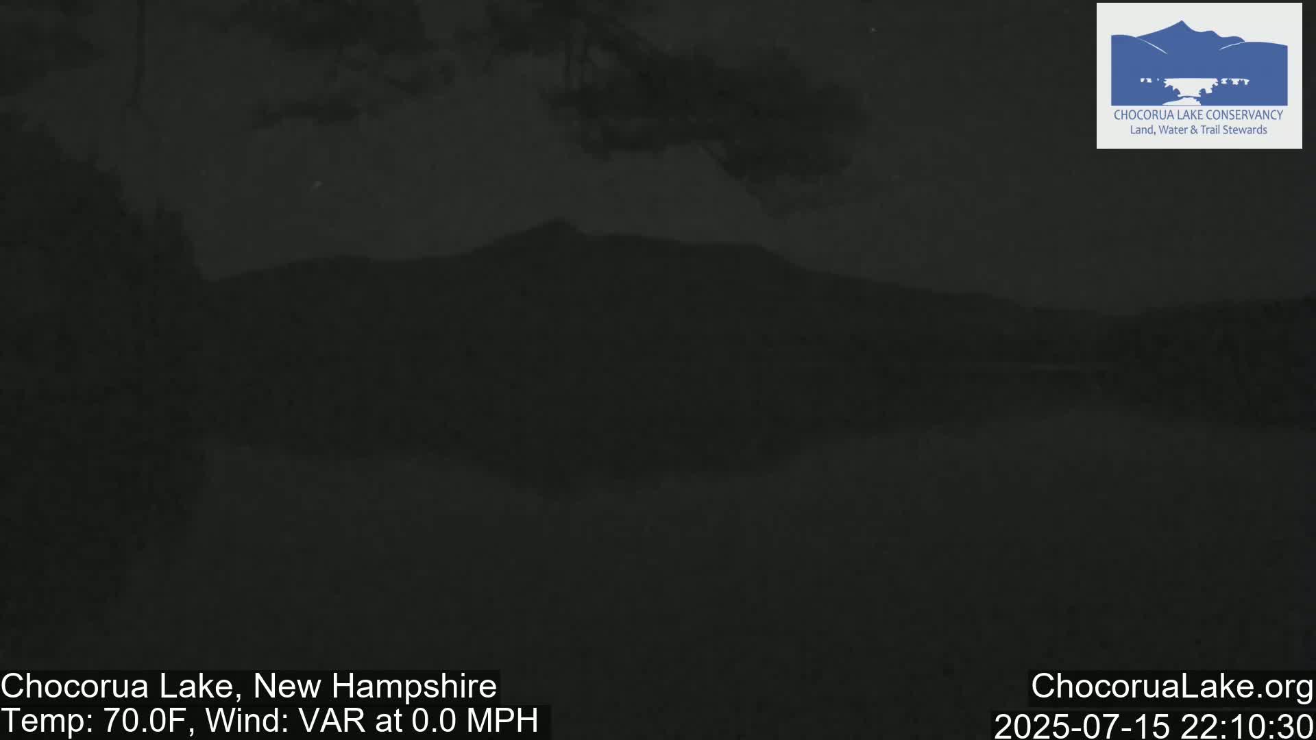 Chocorura Lake Live Cam - Tamworth, Carroll, New Hampshire, USA