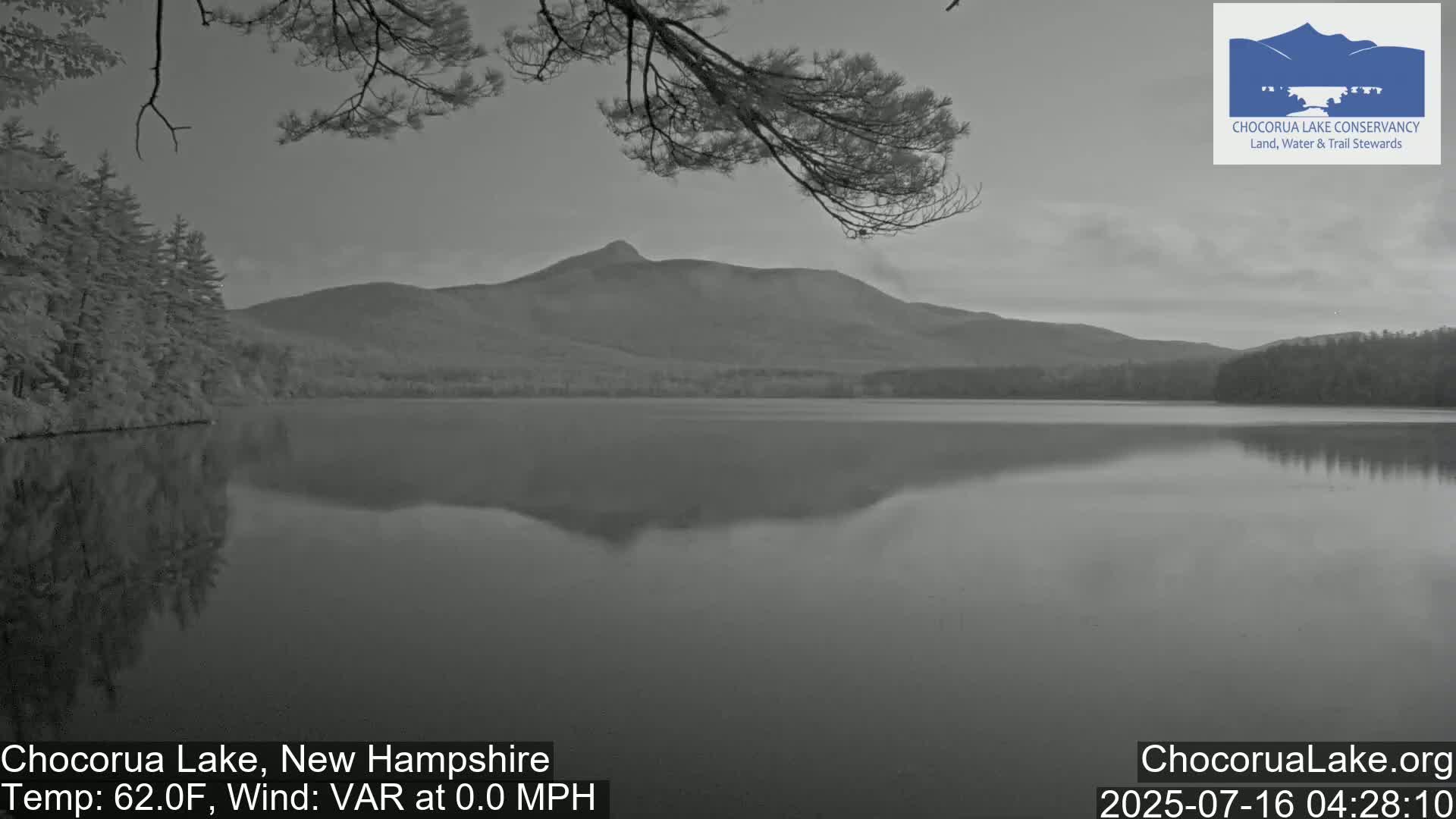 Chocorura Lake Live Cam - Tamworth, Carroll, New Hampshire, USA