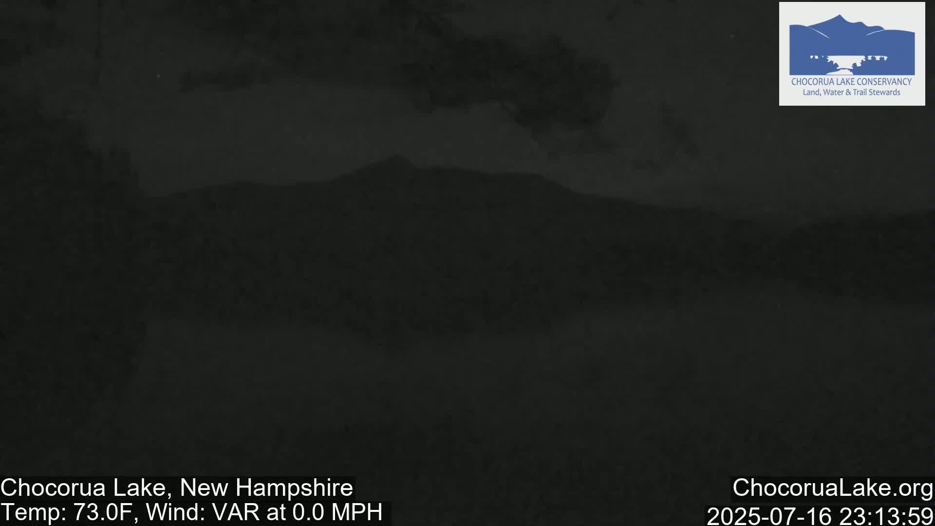 Chocorura Lake Live Cam - Tamworth, Carroll, New Hampshire, USA