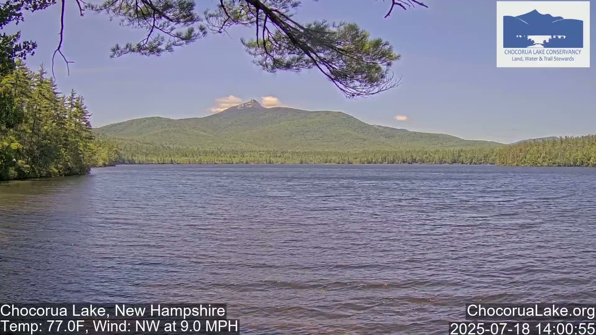 Chocorura Lake Live Cam - Tamworth, Carroll, New Hampshire, USA