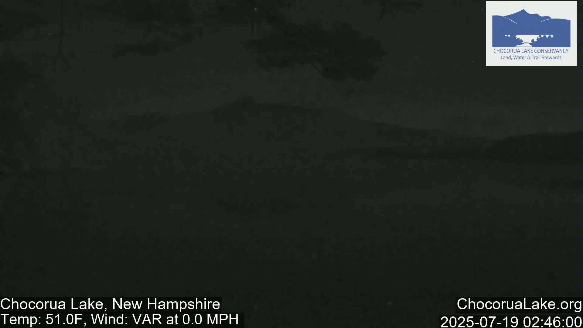 Chocorura Lake Live Cam - Tamworth, Carroll, New Hampshire, USA