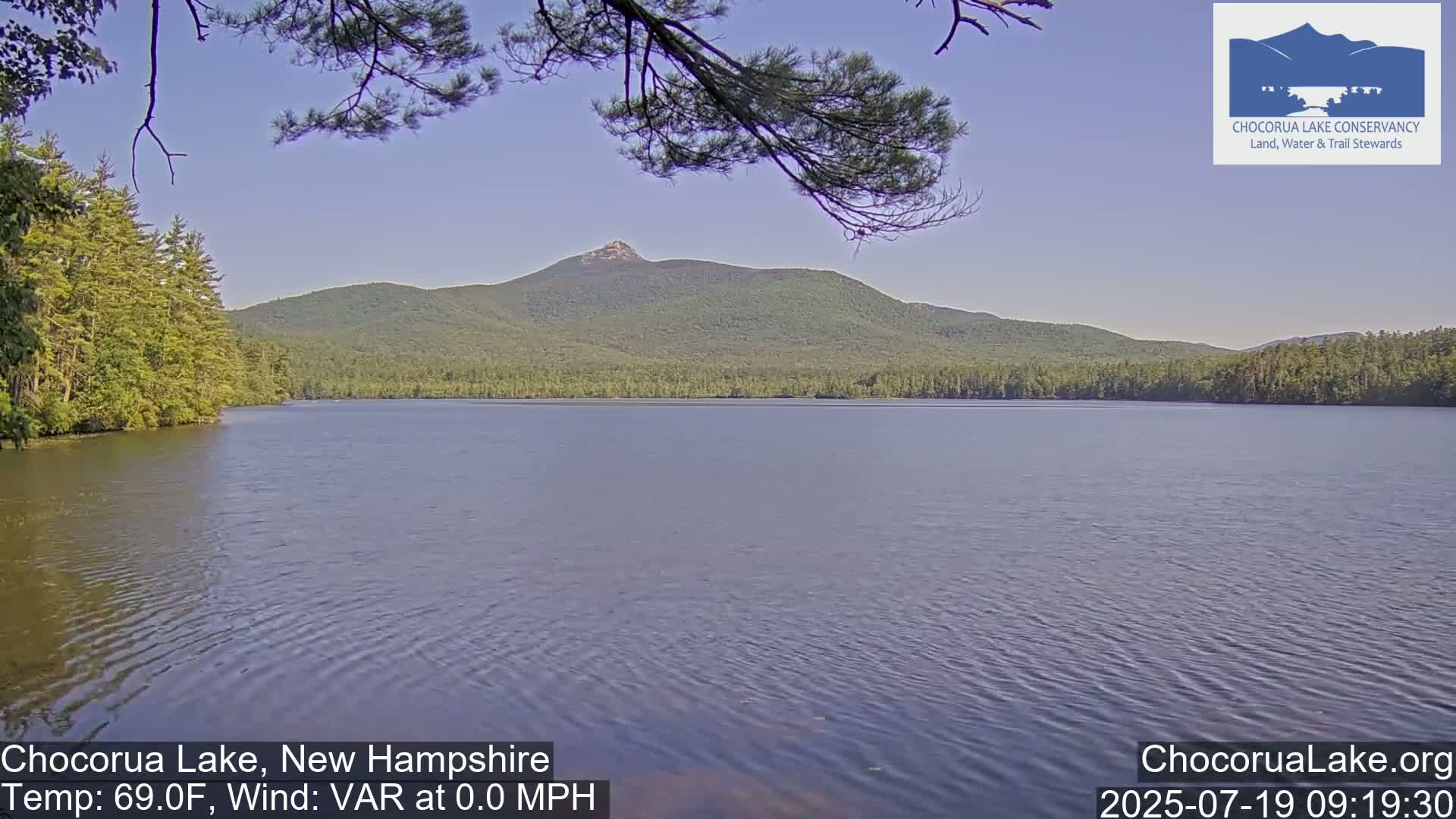 Chocorura Lake Live Cam - Tamworth, Carroll, New Hampshire, USA