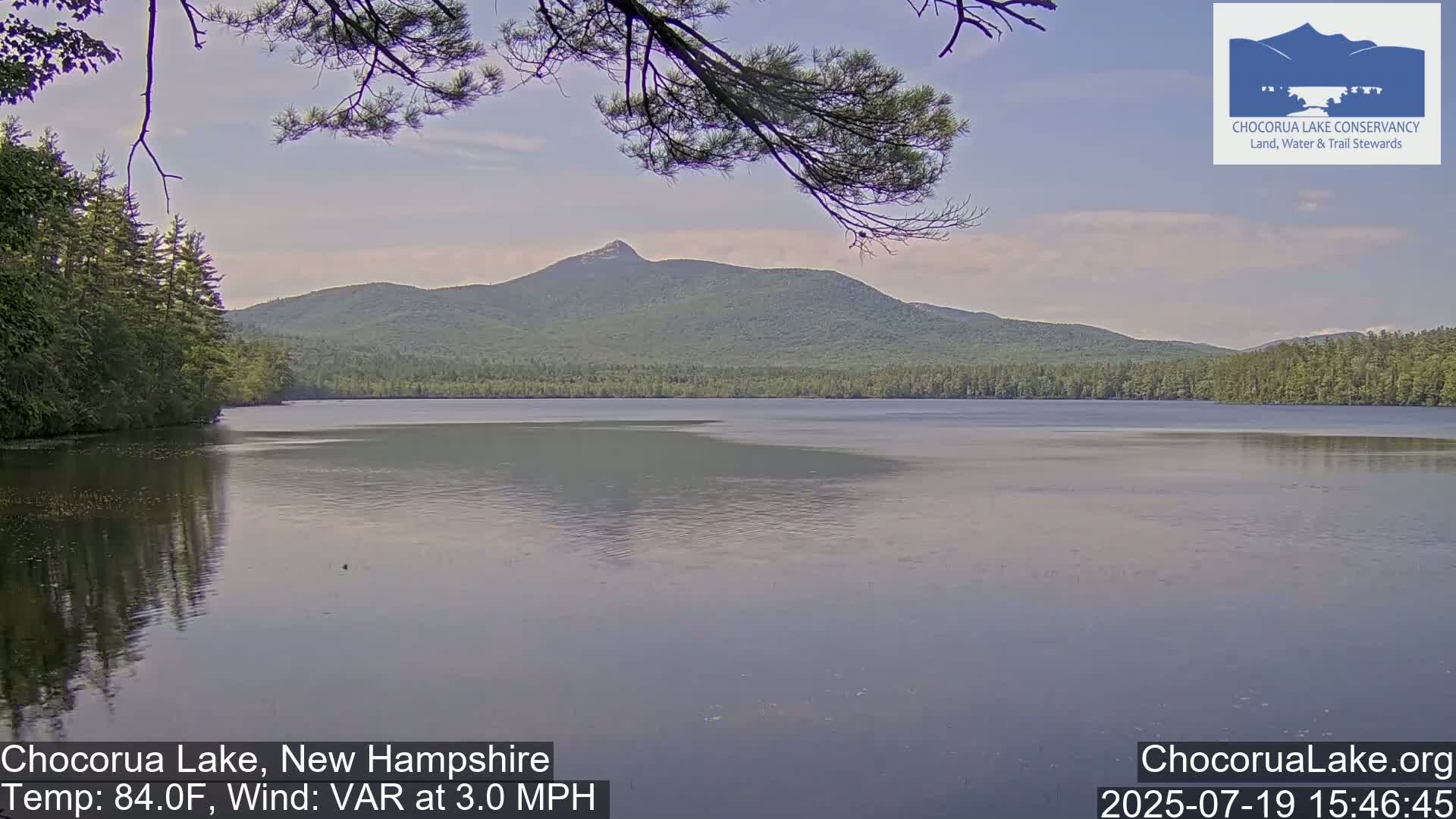 Chocorura Lake Live Cam - Tamworth, Carroll, New Hampshire, USA