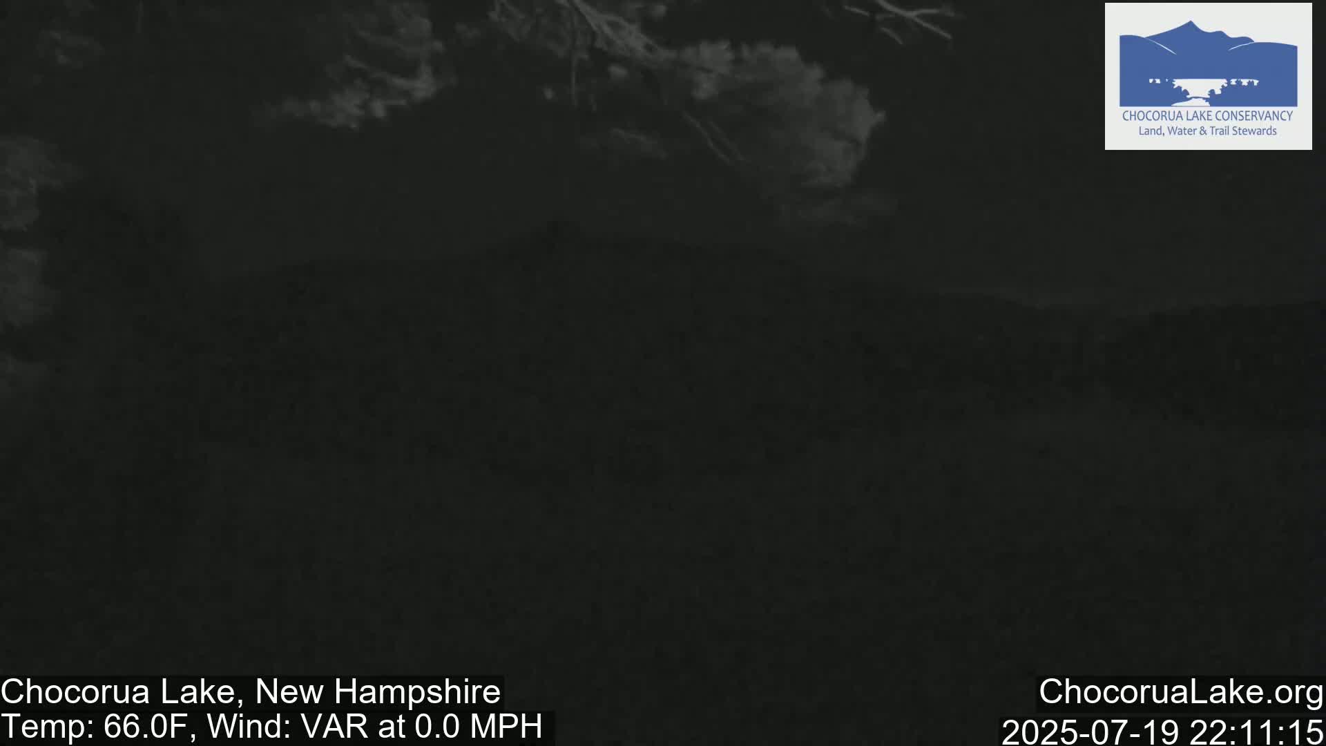 Chocorura Lake Live Cam - Tamworth, Carroll, New Hampshire, USA