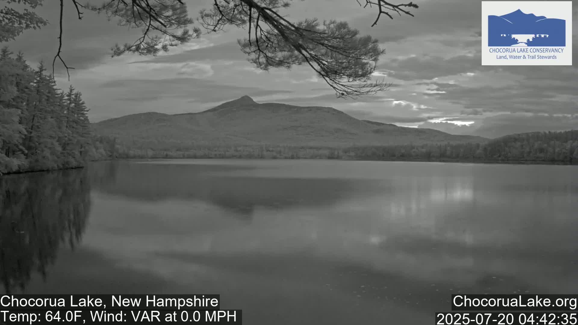 Chocorura Lake Live Cam - Tamworth, Carroll, New Hampshire, USA