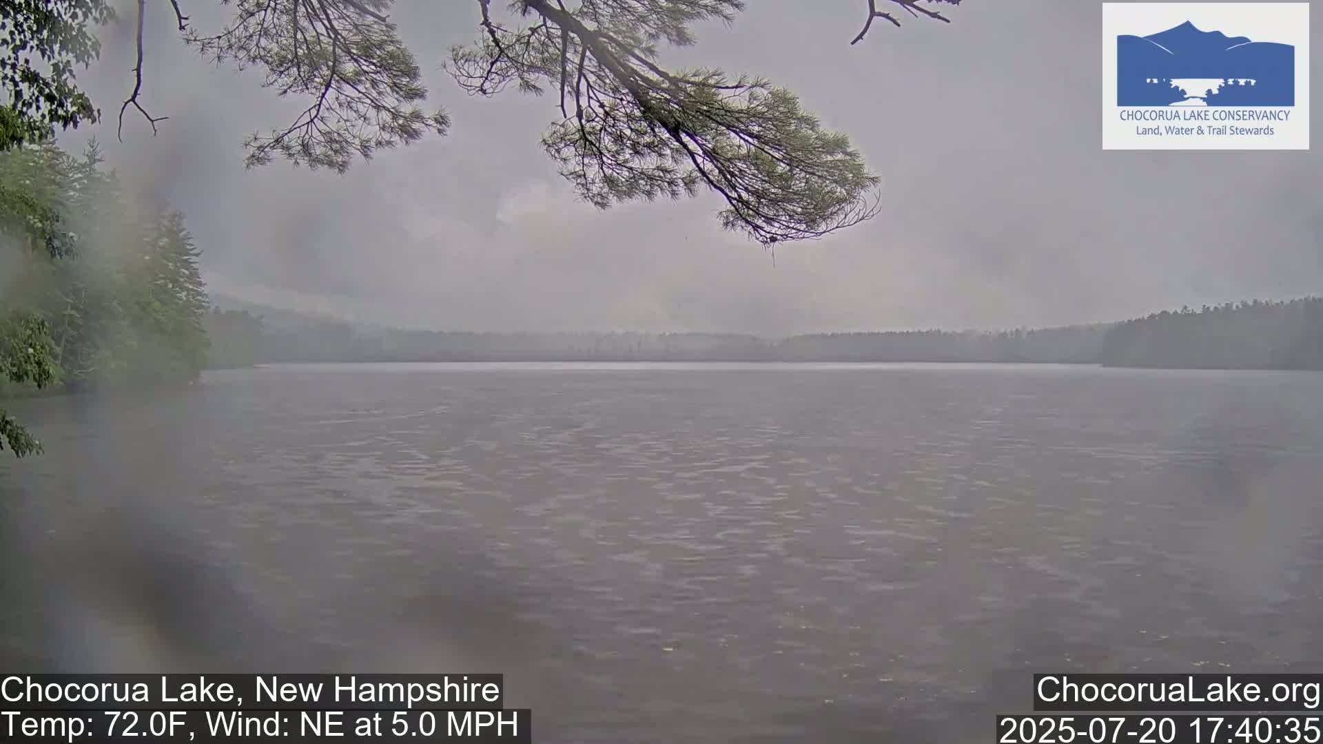 Chocorura Lake Live Cam - Tamworth, Carroll, New Hampshire, USA