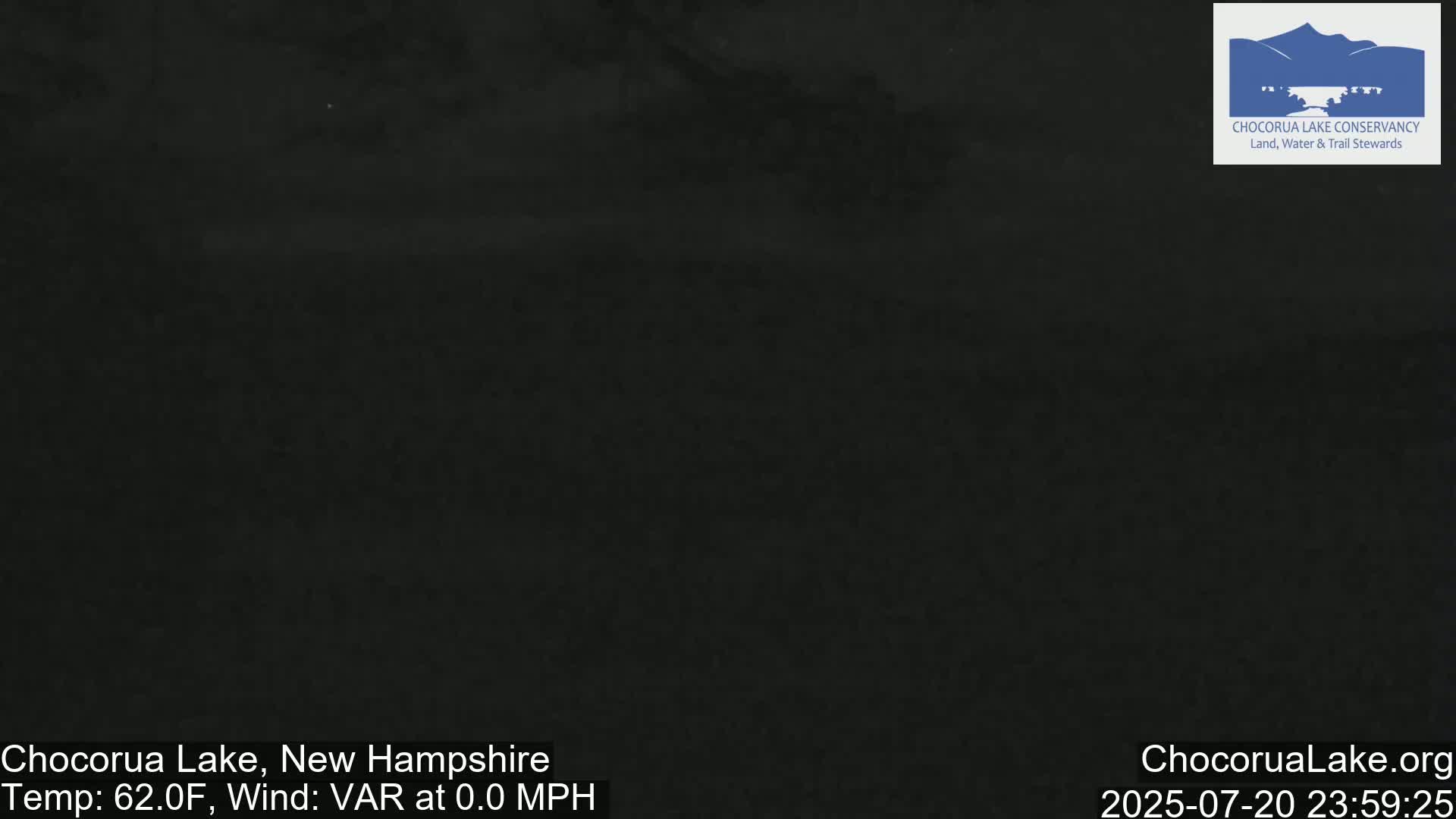 Chocorura Lake Live Cam - Tamworth, Carroll, New Hampshire, USA