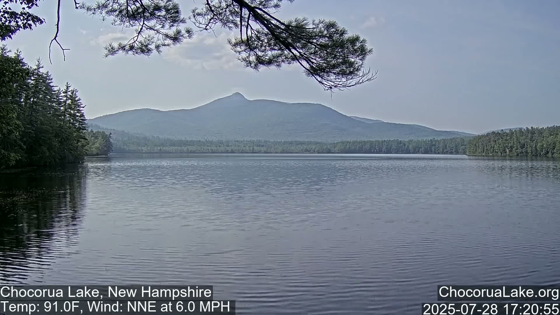 Chocorura Lake Live Cam - Tamworth, Carroll, New Hampshire, USA