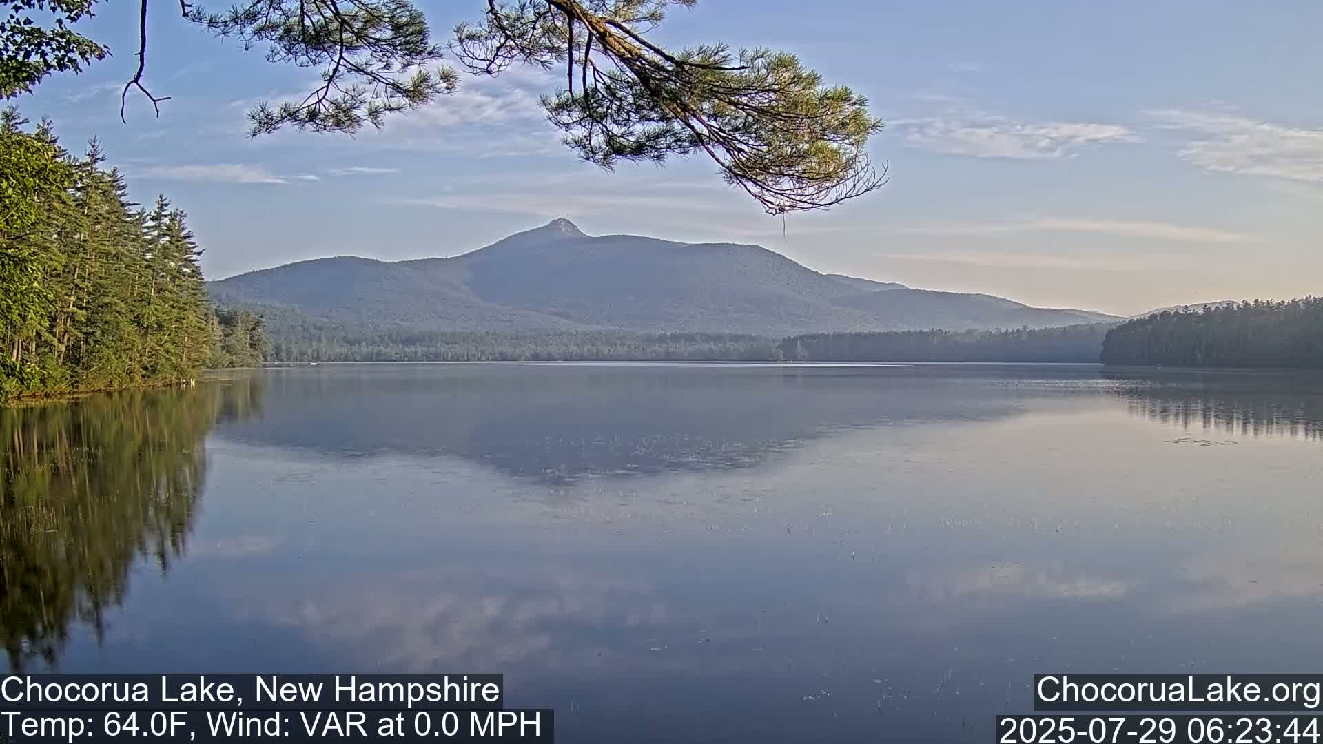 Chocorura Lake Live Cam - Tamworth, Carroll, New Hampshire, USA
