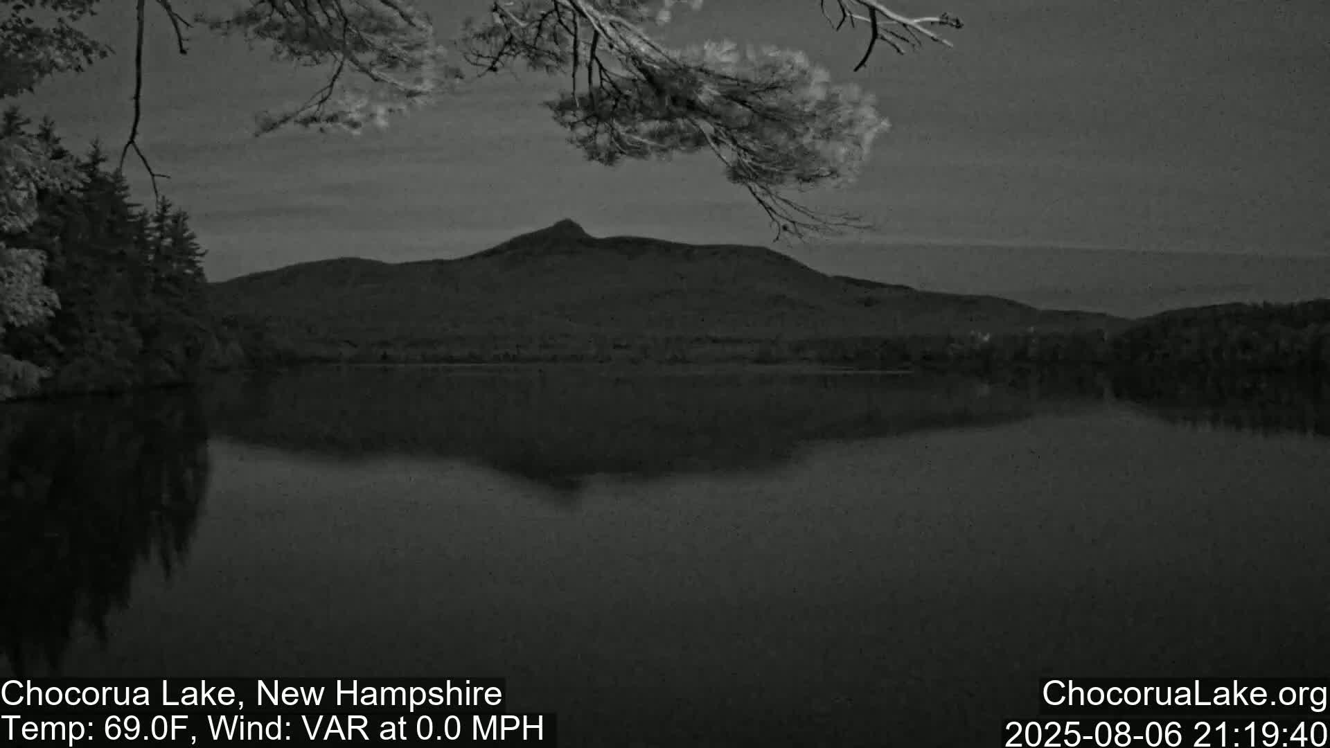 Chocorura Lake Live Cam - Tamworth, Carroll, New Hampshire, USA