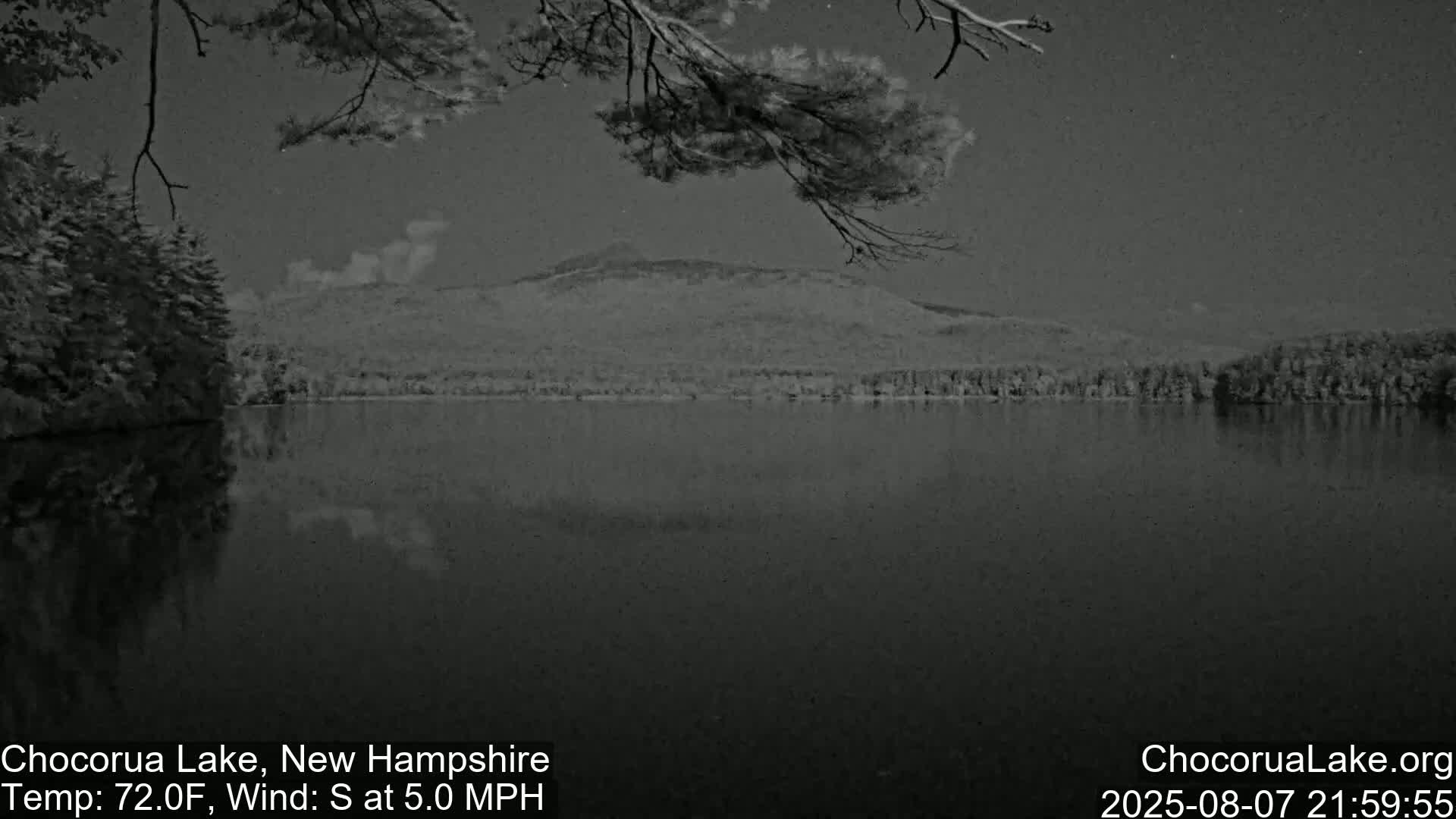 Chocorura Lake Live Cam - Tamworth, Carroll, New Hampshire, USA