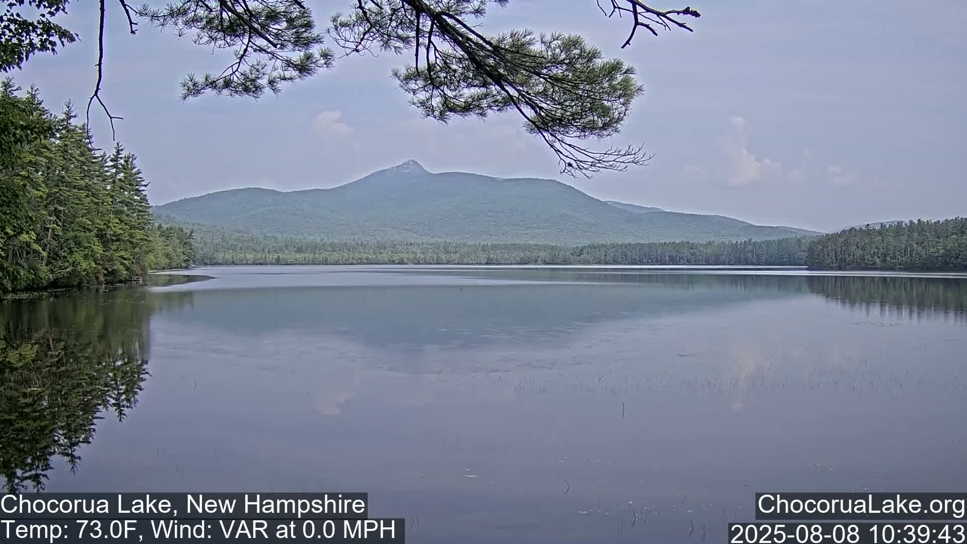 Chocorura Lake Live Cam - Tamworth, Carroll, New Hampshire, USA