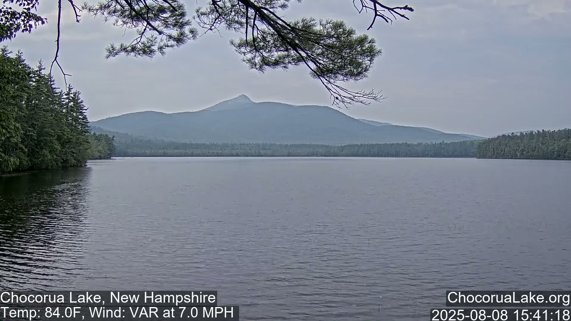 Chocorura Lake Live Cam - Tamworth, Carroll, New Hampshire, USA