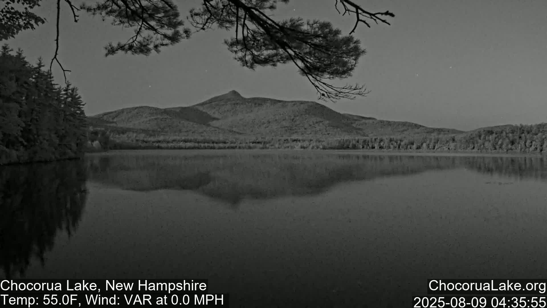 Chocorura Lake Live Cam - Tamworth, Carroll, New Hampshire, USA