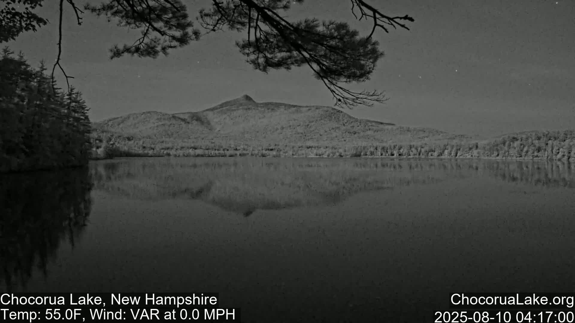 Chocorura Lake Live Cam - Tamworth, Carroll, New Hampshire, USA