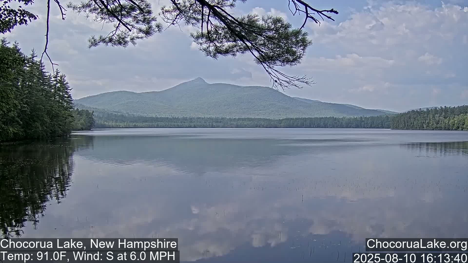 Chocorura Lake Live Cam - Tamworth, Carroll, New Hampshire, USA