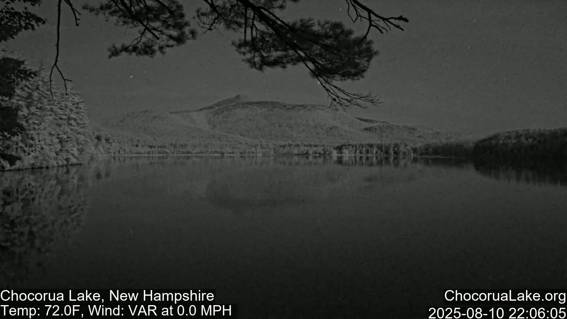 Chocorura Lake Live Cam - Tamworth, Carroll, New Hampshire, USA