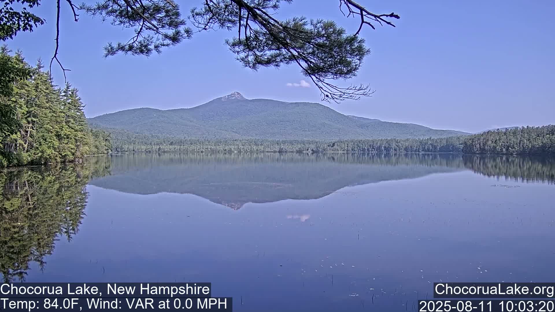 Chocorura Lake Live Cam - Tamworth, Carroll, New Hampshire, USA