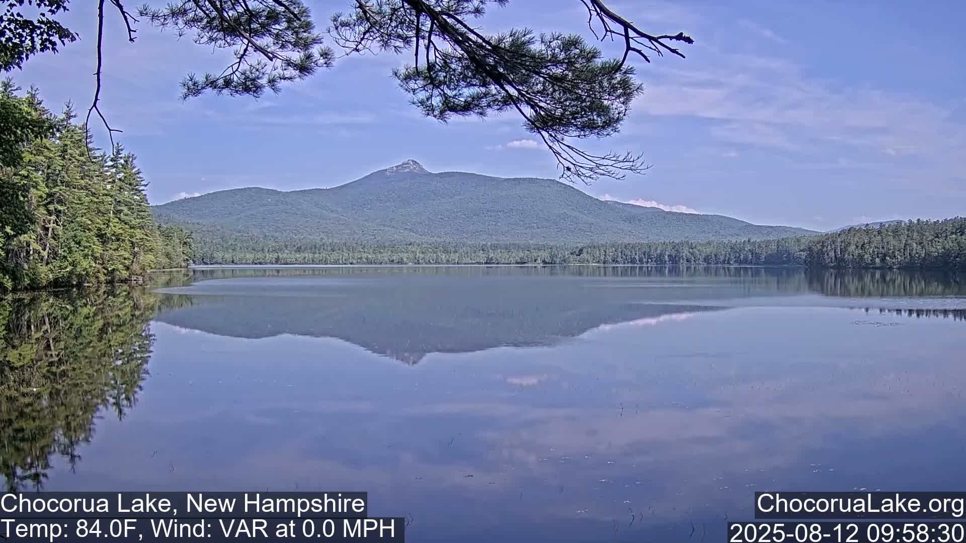 Chocorura Lake Live Cam - Tamworth, Carroll, New Hampshire, USA